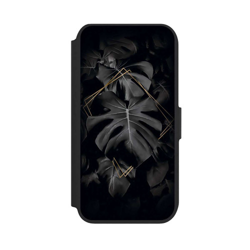 Apple iPhone 8 NIVOflip Black Leaves