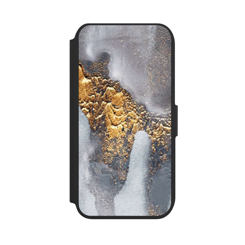iPhone 8 NIVOflip Beton-Gold-Glitzerlook