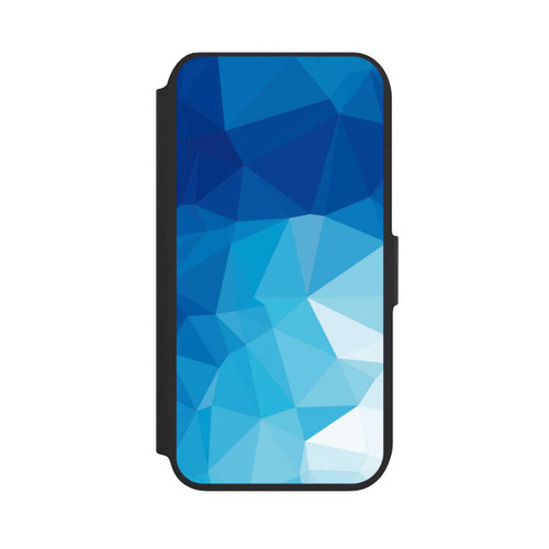 Apple iPhone 8 NIVOflip Mosaïque Polygonale Bleue