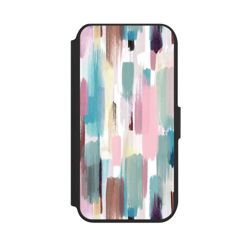 Apple iPhone 8 NIVOflip Abstrakte Pinselstriche in Pastelltönen