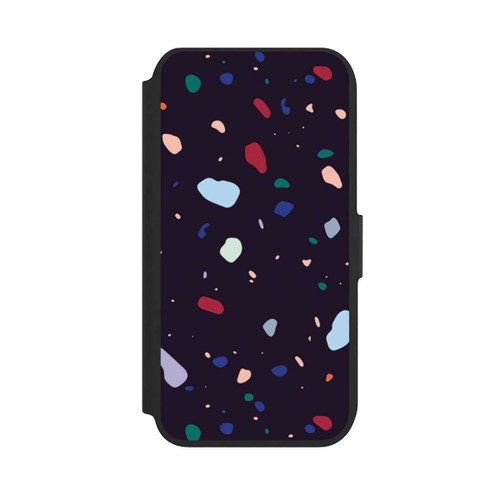 Apple iPhone 8 NIVOflip Modern Dark Rounded Terrazzo