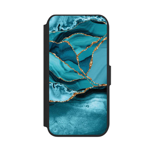 Apple iPhone 8 NIVOflip Eisblaue Marmor Landschaft