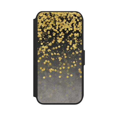 Apple iPhone 8 NIVOflip glänzender Goldregen