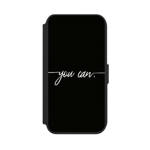 Apple iPhone 8 NIVOflip You Can Schwarz