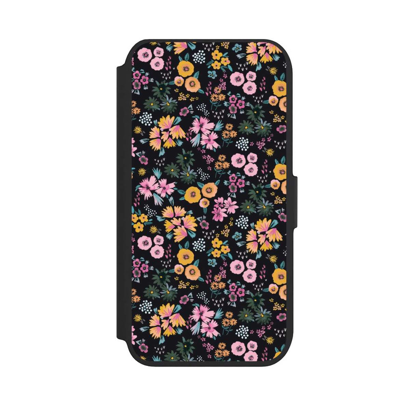 iPhone 8 NIVOflip Petites Fleurs colorées Noir 2