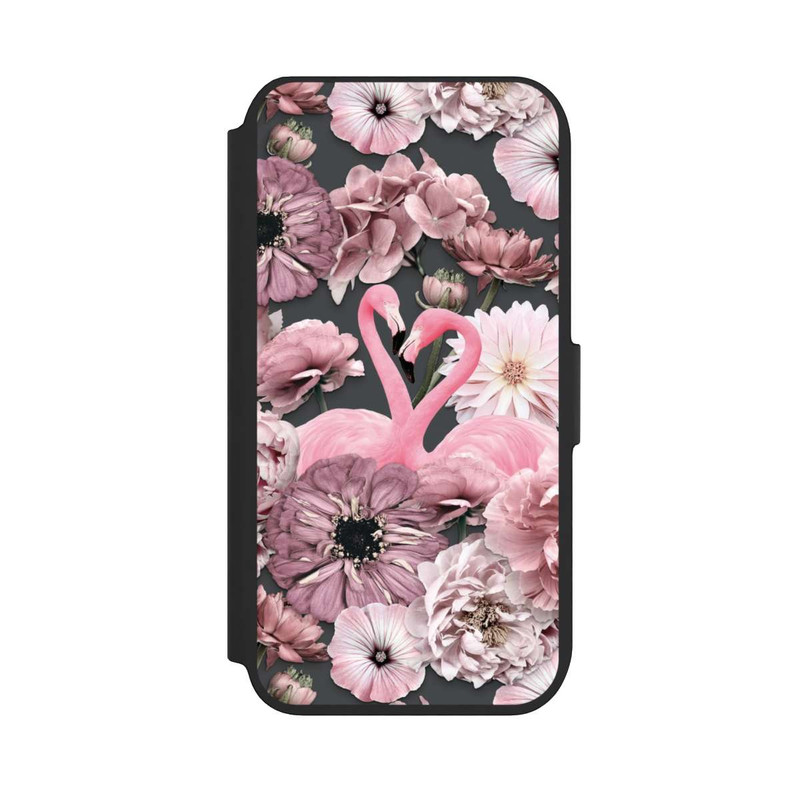 iPhone 8 NIVOflip Flamingos in Blumen Muster