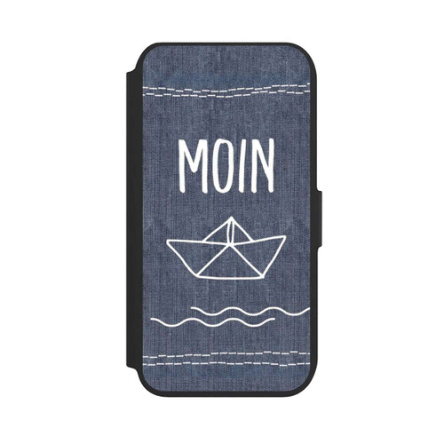 Apple iPhone 8 NIVOflip Moin Schiff Denim