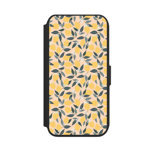 Apple iPhone 8 NIVOflip Rosa Zitronen-Muster