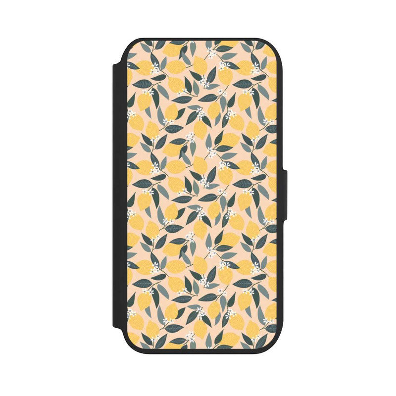 iPhone 8 NIVOflip Rosa Zitronen-Muster