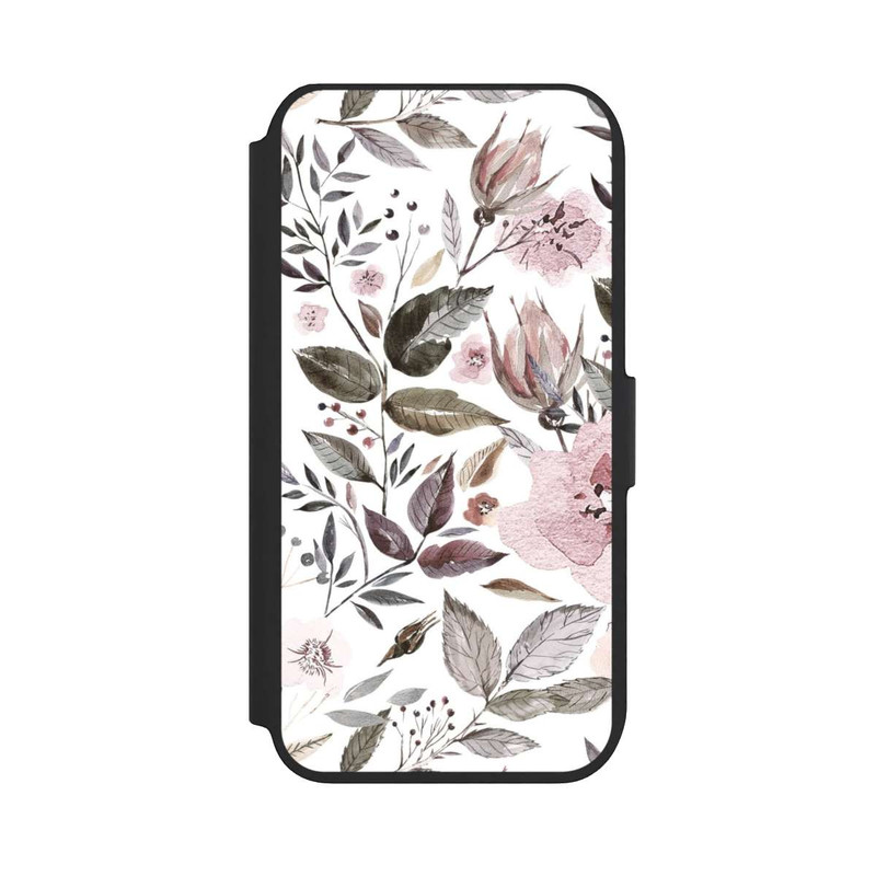 iPhone 8 NIVOflip Aquarell braune Rosenblüten