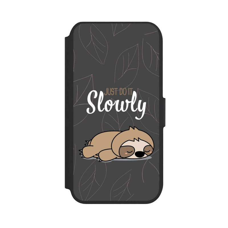 iPhone 8 NIVOflip Just Do It Slowly Sloth Grey