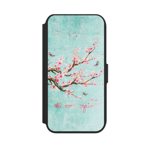Apple iPhone 8 NIVOflip Motif d'arbre en fleurs de cerisier bleu