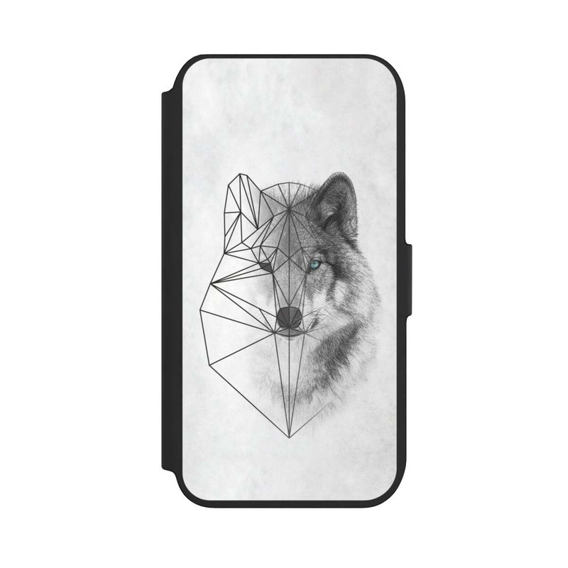 iPhone 8 NIVOflip Loup polygonique