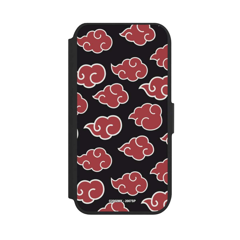 iPhone 8 NIVOflip Akatsuki Pattern Black Big