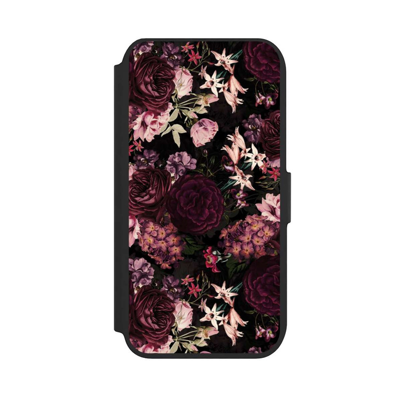 iPhone 8 NIVOflip Fond Fleur Violet Foncé