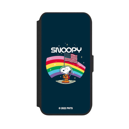 Apple iPhone 8 NIVOflip Snoopy Weltraumreisender Regenbogen