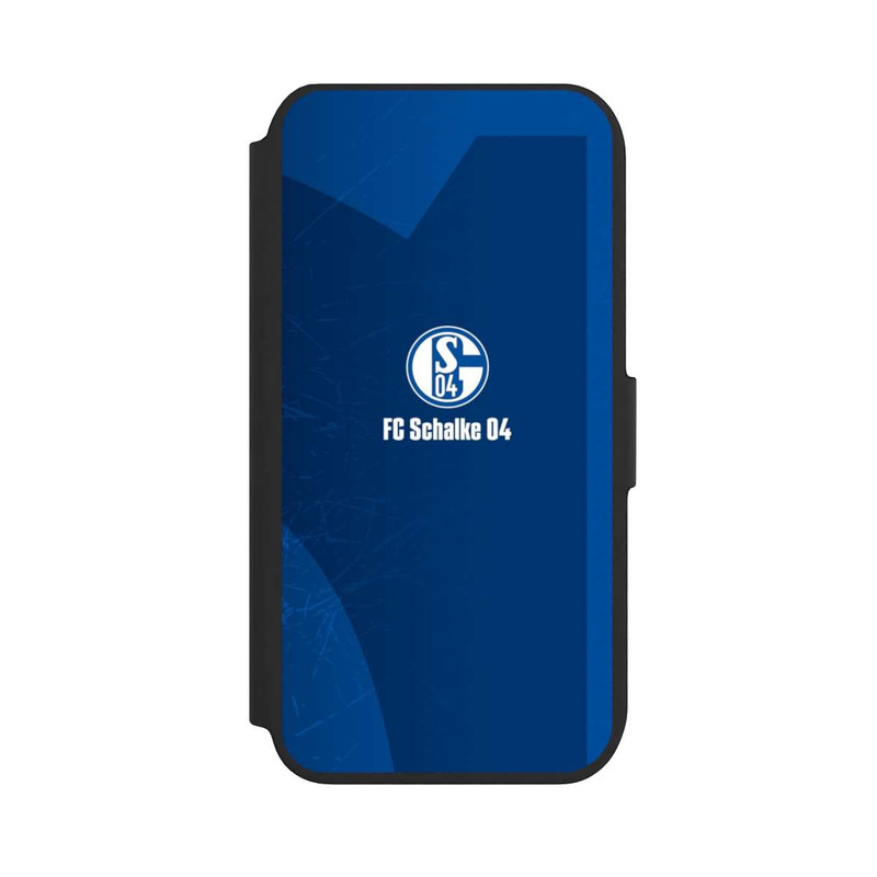 iPhone 8 NIVOflip Schalke 04 Blauer Hintergrund Mit Logo