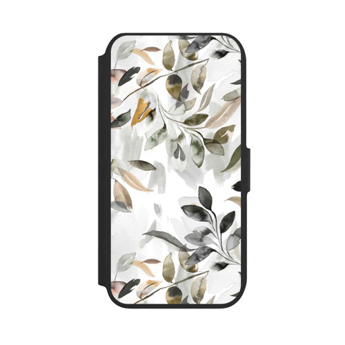 Apple iPhone 8 NIVOflip Aquarellblätter neutral