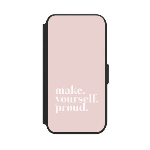 Apple iPhone 8 NIVOflip Make Yourself Proud Zitat - Altrosa