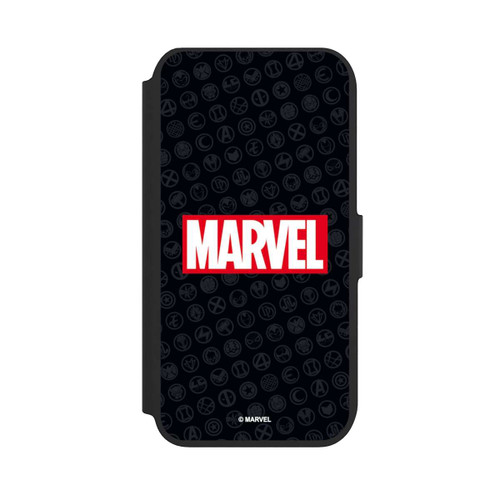 Apple iPhone 8 NIVOflip Marvel Logo Black Red 