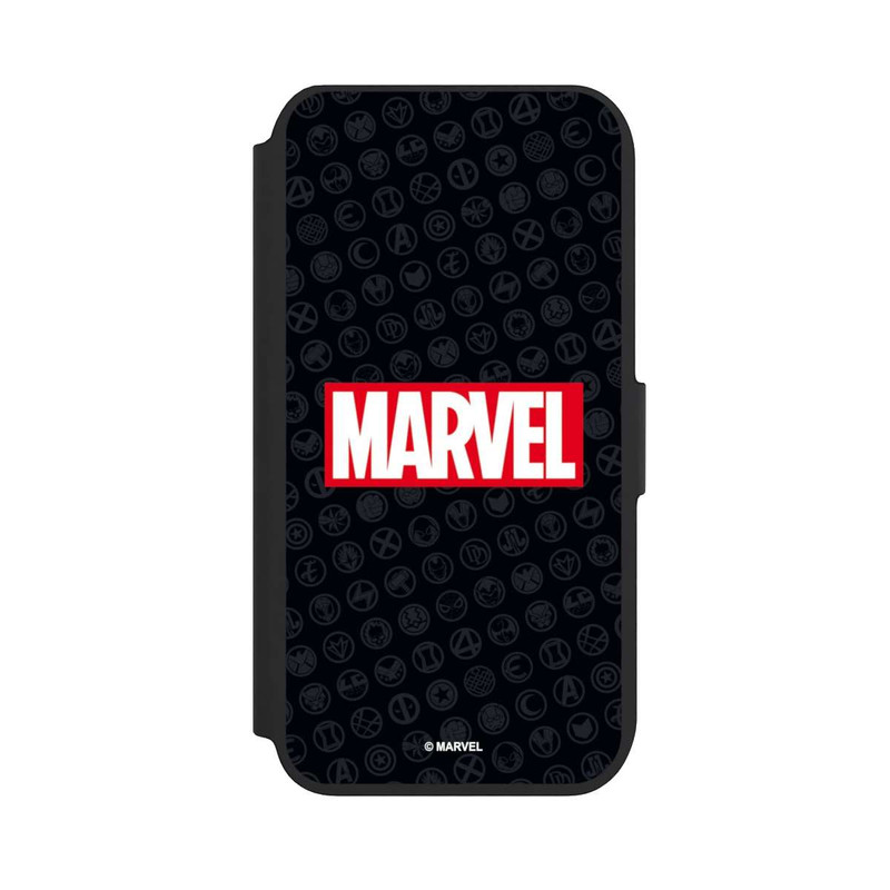 iPhone 8 NIVOflip Marvel Logo Noir Rouge