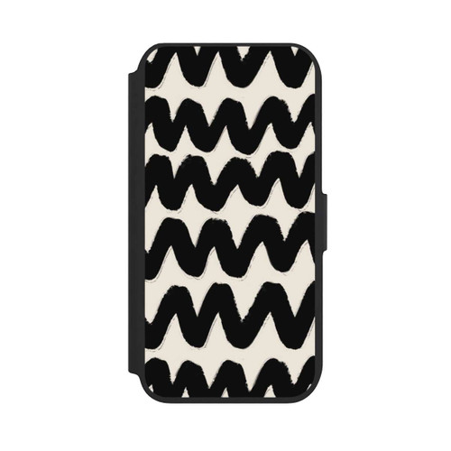Apple iPhone 8 NIVOflip Vagues Noires Pattern
