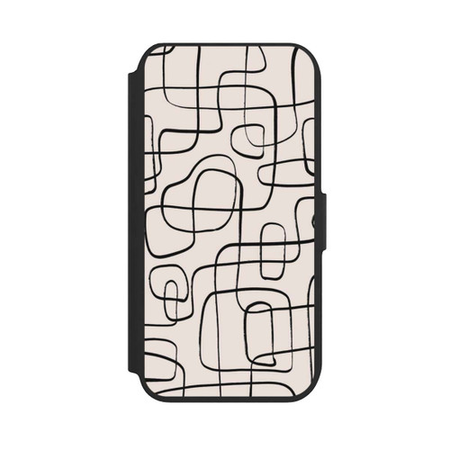 Apple iPhone 8 NIVOflip Lignes Fines Pattern
