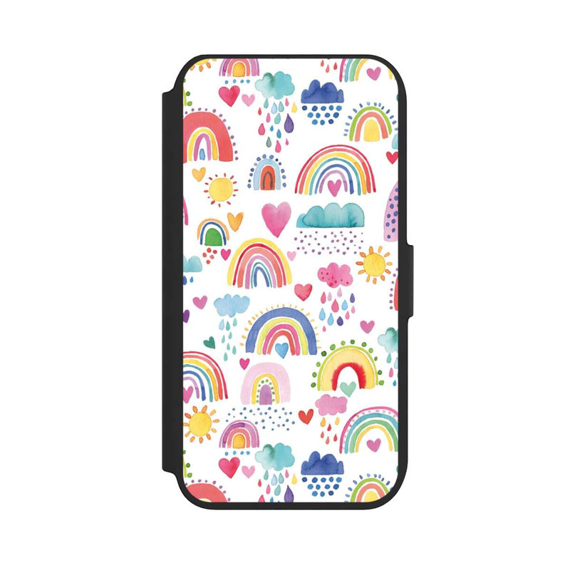 iPhone 8 NIVOflip Lovely Rainbows Multi Red