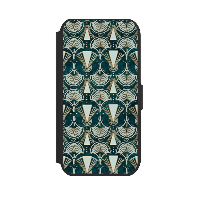 iPhone 8 NIVOflip Art Deco Green Pattern