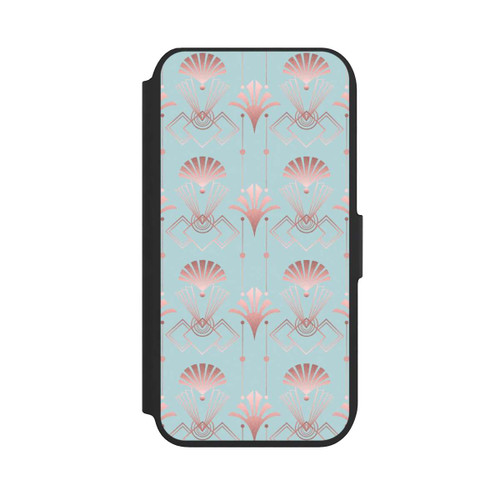 Apple iPhone 8 NIVOflip Art Deco Rose Gold Elegance Blue