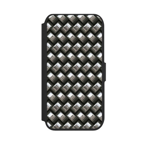 Apple iPhone 8 NIVOflip Glamour Silver Metal