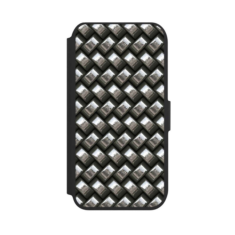 iPhone 8 NIVOflip Glamour Silver Metal