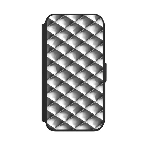 Apple iPhone 8 NIVOflip Glamour Silver Squares