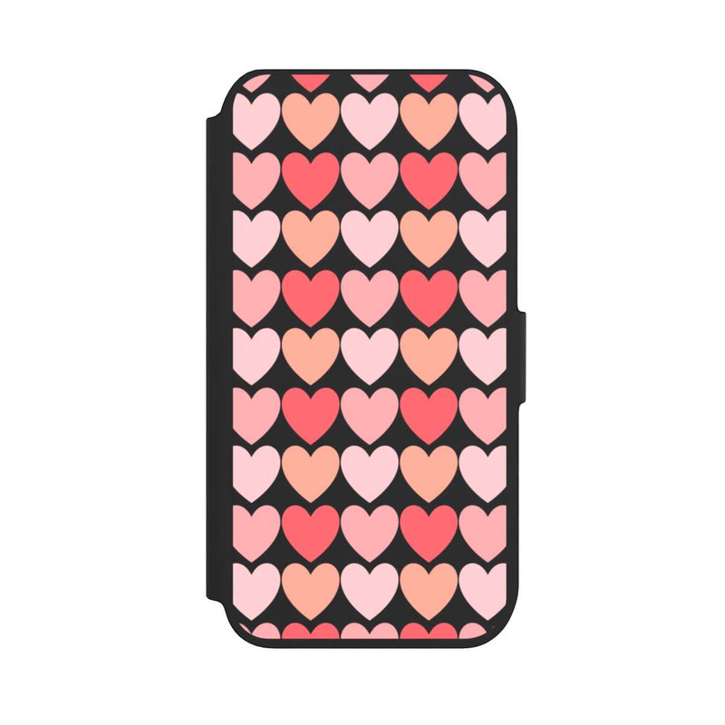 iPhone 8 NIVOflip Coeurs d'ombres roses