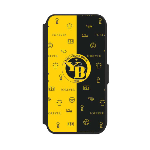 Apple iPhone 8 NIVOflip BSC YB Gelb Schwarz Muster