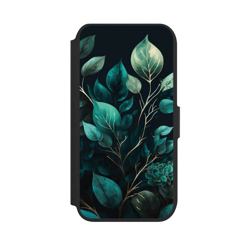 iPhone 8 NIVOflip Eukalyptus dunkler Hintergrund