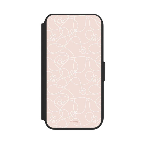 Apple iPhone 8 NIVOflip Micky Line Art Muster Rosa