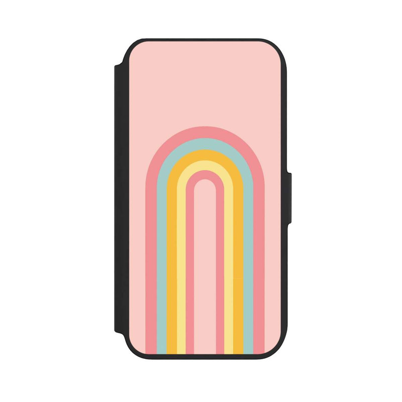 iPhone 8 NIVOflip Rosa Pastell Regenbogen lang