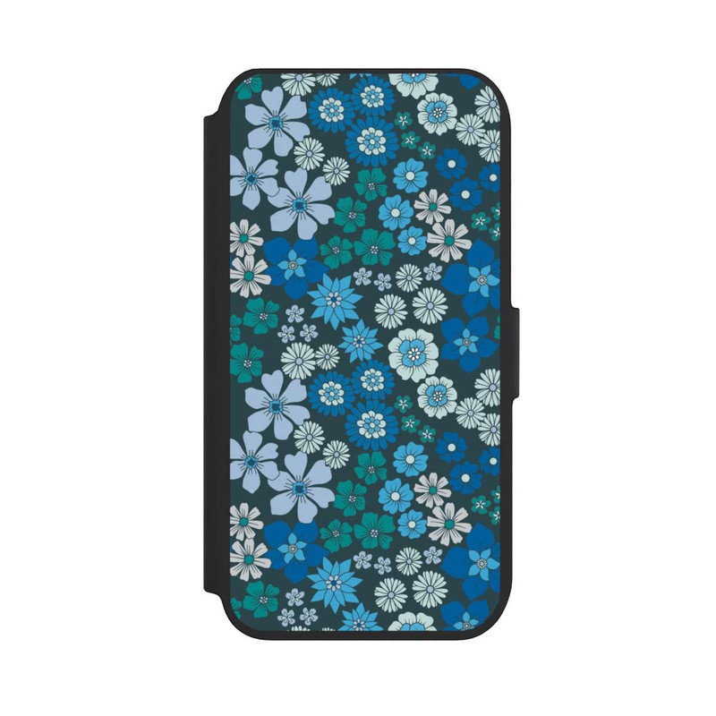 iPhone 8 NIVOflip Blaue Blumen DeinDesign