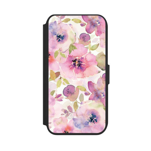 Apple iPhone 8 NIVOflip Tapete mit rosa Blumen