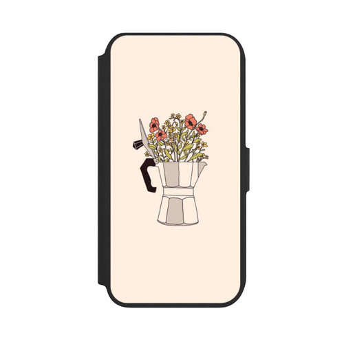 Apple iPhone 8 NIVOflip Moka Blumen