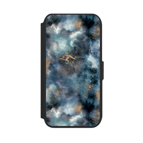 Apple iPhone 8 NIVOflip Smoky Marble Watercolor Navy