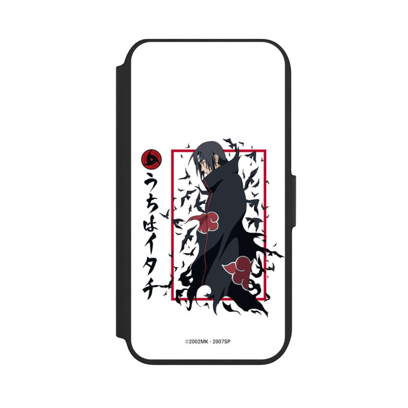 iPhone 8 NIVOflip Itachi Krähen Weiß