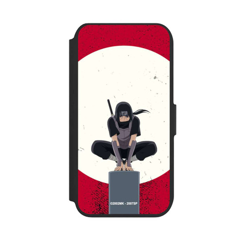 Apple iPhone 8 NIVOflip Itachi Uchiha Symbol Roter Hintergrund
