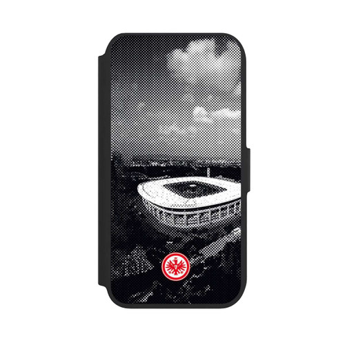 Apple iPhone 8 NIVOflip SGE Stadion Schwarz Weiß