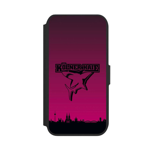 Apple iPhone 8 NIVOflip Kölner Haie Skyline Pink