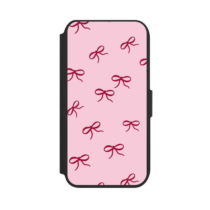 iPhone 8 NIVOflip Bows Red Pink Pattern