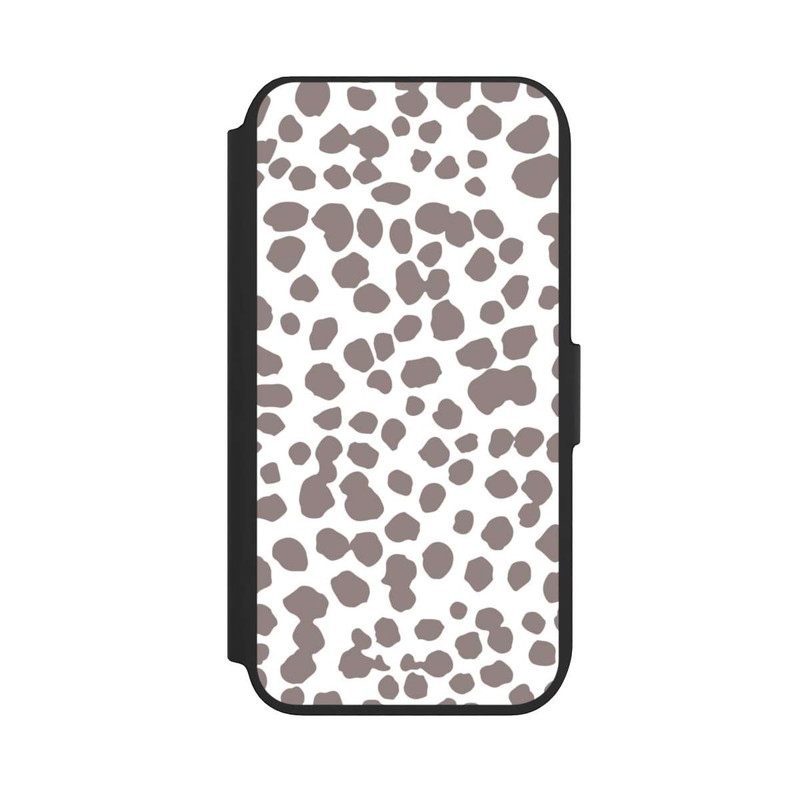 iPhone 8 NIVOflip Gepard Muster Braun Weiß
