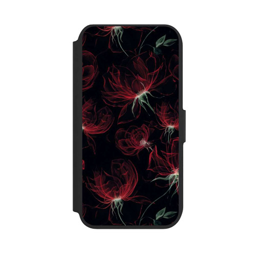 Apple iPhone 8 NIVOflip Tapete mit roten Blumen