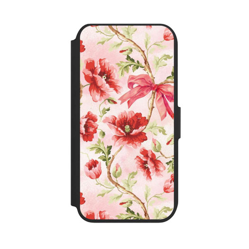 Apple iPhone 8 NIVOflip Poppies Pattern Pink